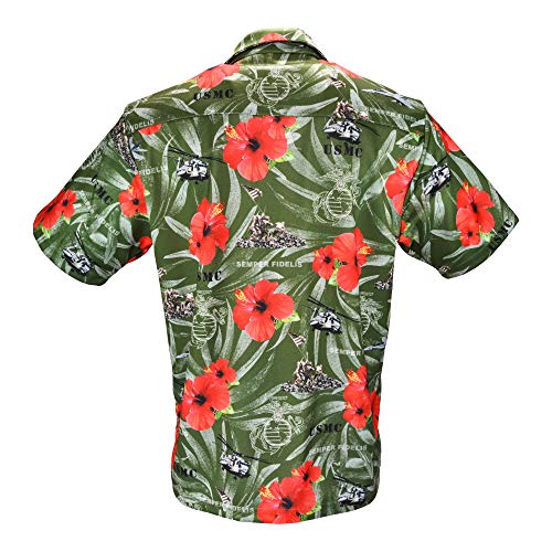 Marines Semper FI Hawaiian Shirt (Medium)4