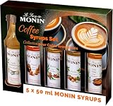 Monin - Juego de regalo de jarabe de café, 5 x 50 ml