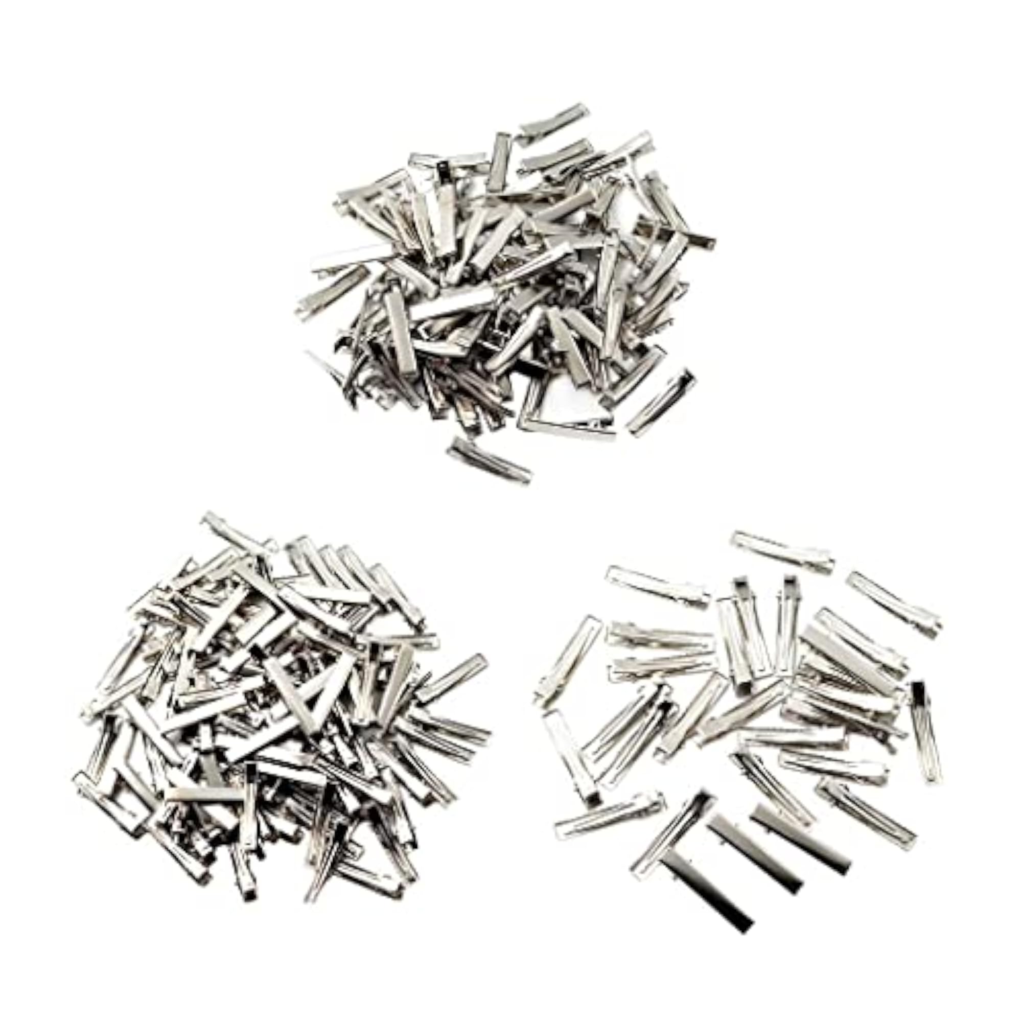 30/100Pack Flat Single Prong Alligator Hair Clips, DIY Bows