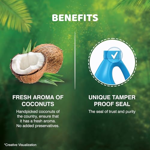 Image of Bajaj 100% Pure Coconut Oil 1.2 litre | Made with Premium Grade 1 Quality Coconuts