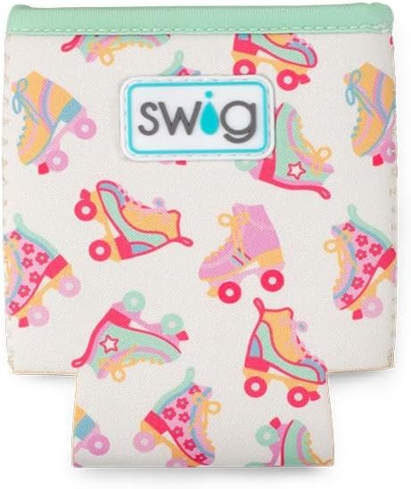 Swig Life 12oz Standard Can Cooler for Cans & Bottles, Roller Rink image 3
