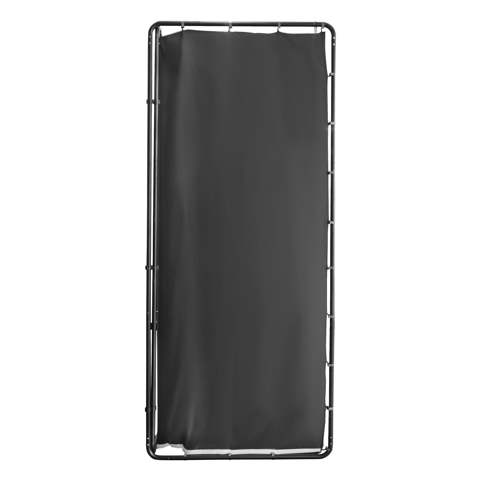 Toile de fond pour photographie - Support de fond - Chromakey - Portable - Avec support - Pour photographie - Steaming en direct - 4 x 2,4 m - Noir