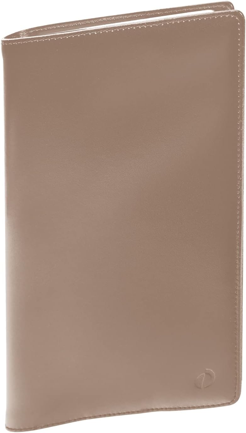 Quo Vadis 285973 Affari Prest Italian Diary Year 2022 Taupe 10 x 15 cm Week to View December 13 Months Ivory Removable Moonleather cover. 285973Q