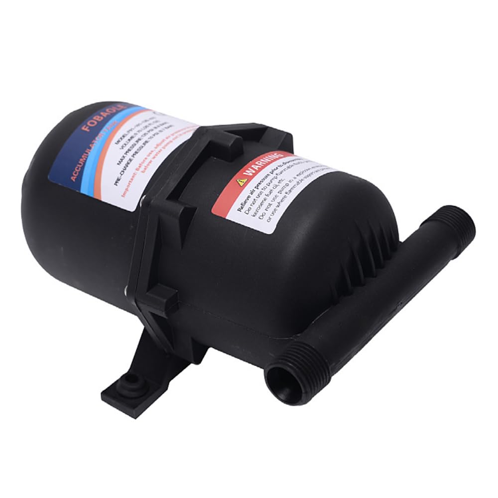 0,75 l unter Druck stehender Akkumulatortank, max. 125 PSI 1/2 MNPT-Anschluss, Druckspeicher, Durchflusskontrolle, innere Blase, reduzierter Pumpenzyklus für Wohnmobil, Boot, Reiseanhänger