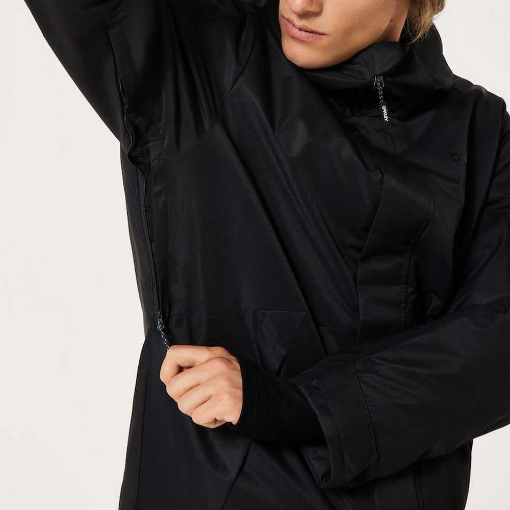 Oakley Mens Range Recycled Jacket 2.0, Blackout, Large - Image 7