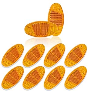 Fiets spaak reflectoren, fietswielreflectoren, 10 stuks fietswiel reflector spaak, 360 graden fietsen zeer reflecterende…