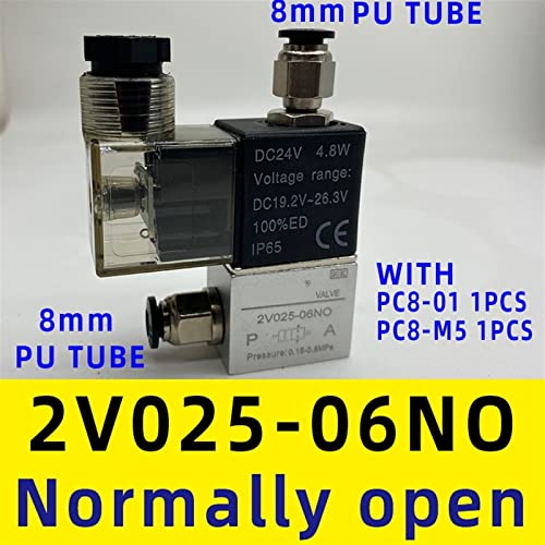 Vanne magnétique 2V025-06NO pour l'automatisation des circuits d'air comprimé