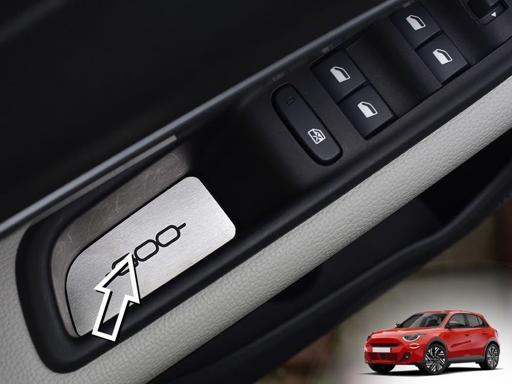 4 Stuks Auto Instaplijsten Beschermstrips Voor Fiat.600 600e