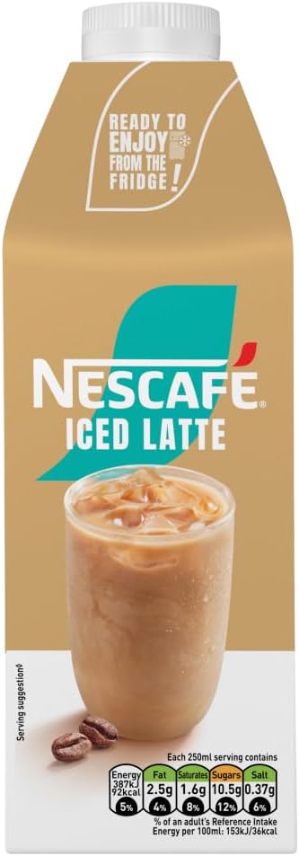 Nescaf  Iced Coffee Latte 750ml | Pack of 1