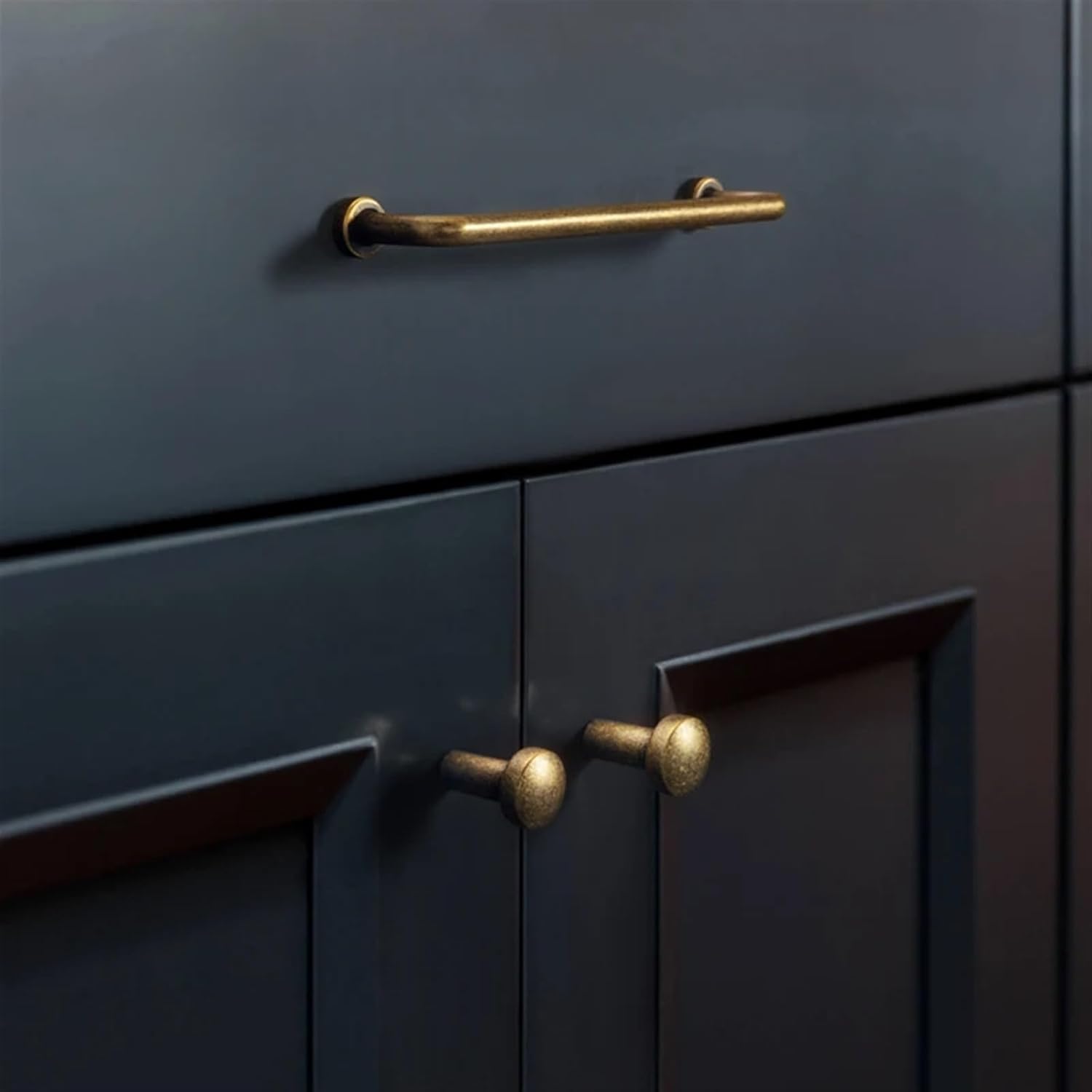 Bronze Cabinet Pulls Antique Furniture Door Handles Drawer Knobs Kitchen Cabinet Dainty Handle and Knobs Kitchen Handles 1Pcs (Color : 1827B-Knob, Size : 1pc)