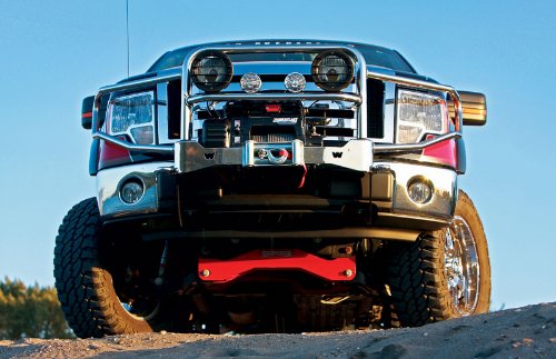 Warn 82700 Gen Ii Trans4Mer Headlamp Brush Guard, Fits: Dodge Ram 2500, 3500 (2010-2012), Polished Stainless Steel #TOP2