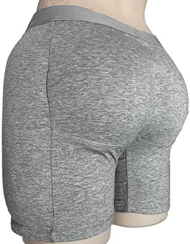 ZJHTK High Waist Men Butt Lifter Shapewear Panties, Soft Padded Hip Enhancer Underwear, Seamless,A,M