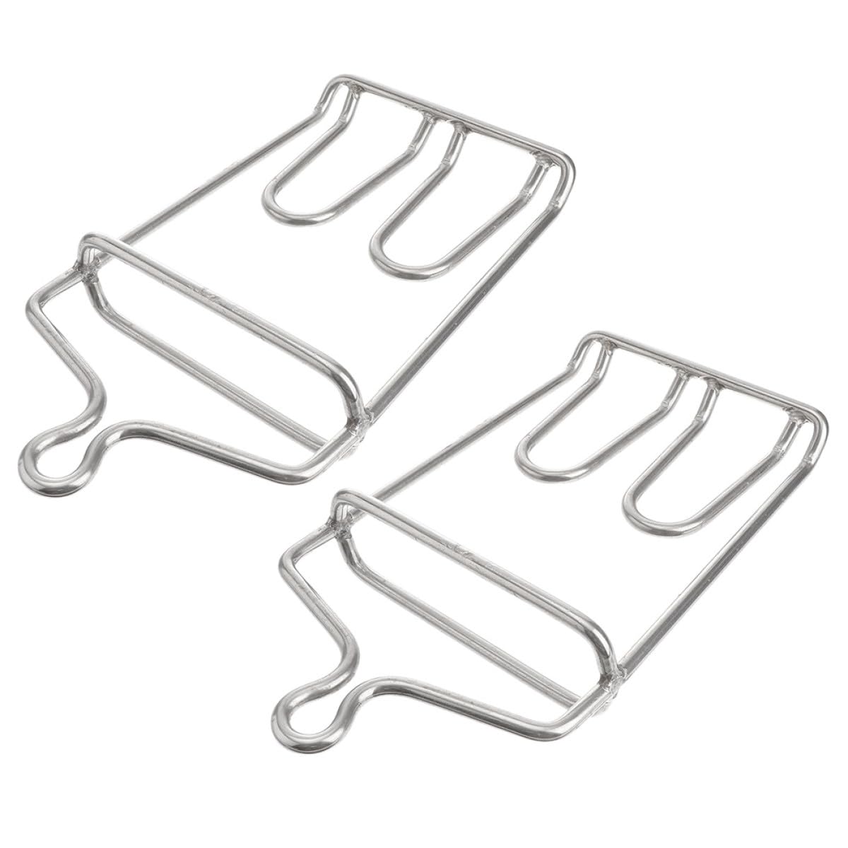 Gatuida Ganci Facili da Inserire per Carne in Acciaio Inossidabile 2 Pezzi Resistenti all'Usura per Appendere Pollo e Anatra per Cucina e Barbecue