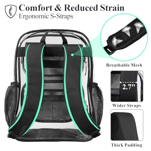 PACKISM Heavy Duty Clear Backpack