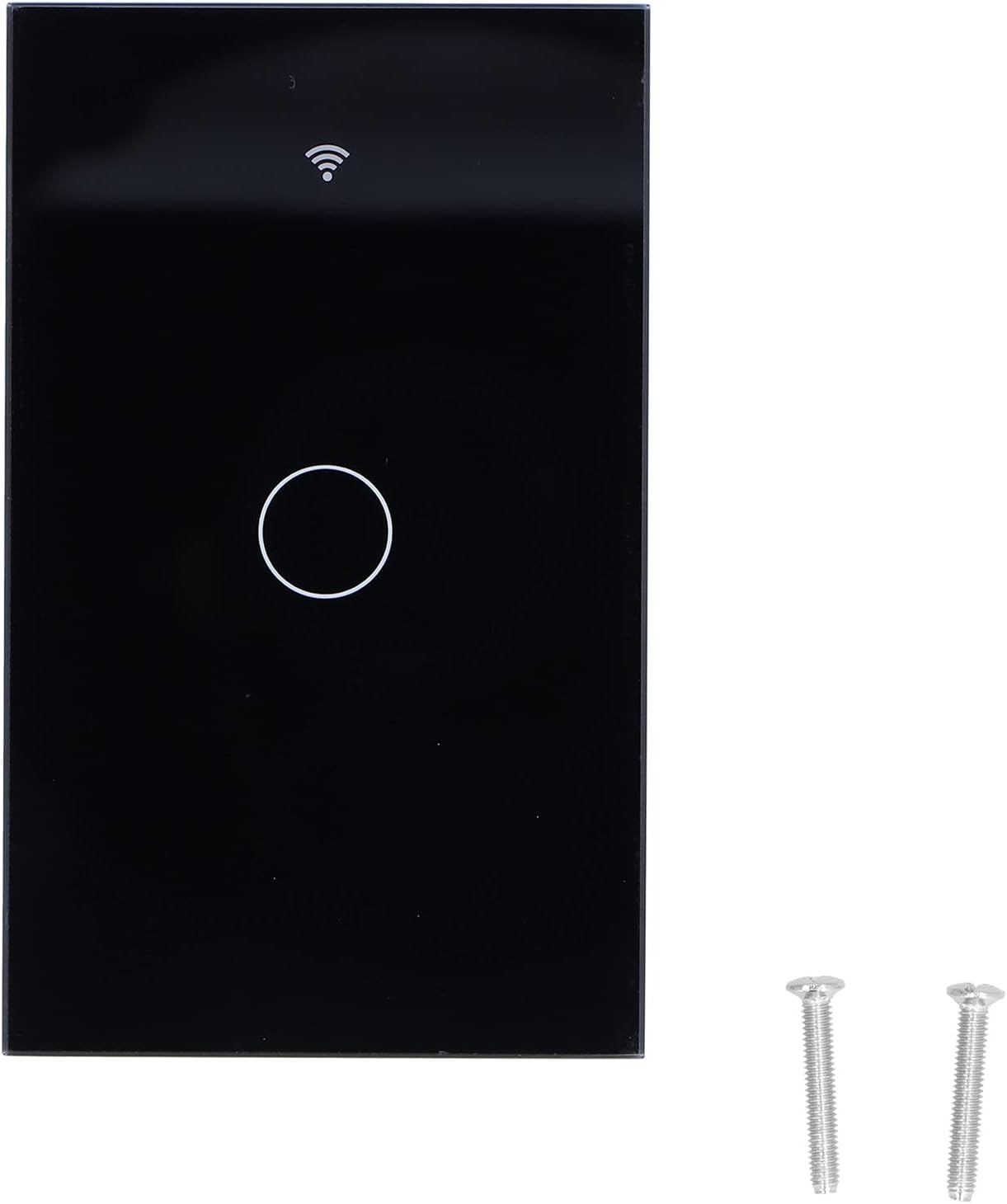 Single Touch Switch Wall Plate, Gold, Zigbee Remote Control, 100-240V - Voice Control Enabled, Timer Function, Smart Home Lighting Solution (Black)