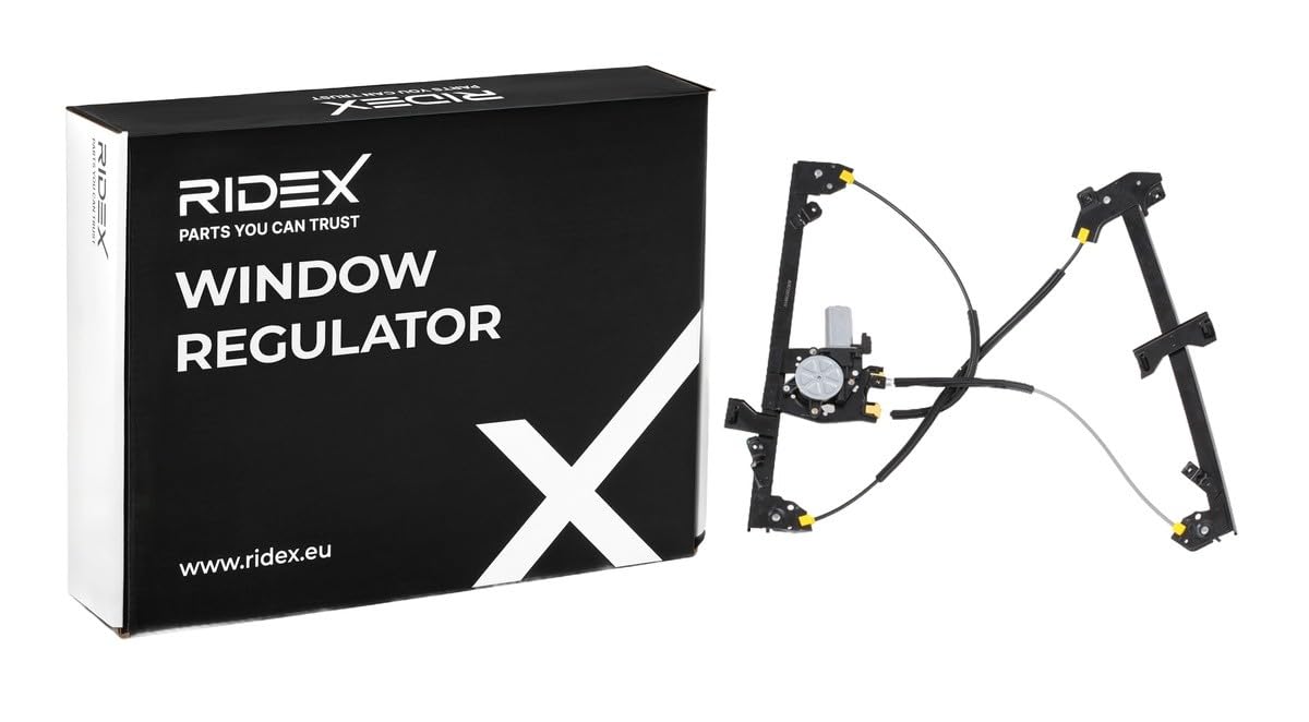 RIDEX 1561W0076 Elevalunas eléctrico Izquierda con electromotor Compatible con PEUGEOT Partner II Furgoneta