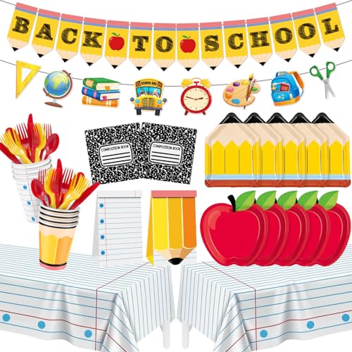 195 Pcs Back To School Decorations Back To School Party Decorations