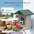 Smart Bird Feeder with Camera: Solar Powered Birdhouse with AI Recognition, Wireless Bird House with Camera for Outdoor, Unique Birthday Gifts for Mom Dad