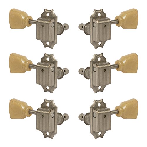 Gotoh Mécaniques d'accordage 3+3 style Keystone vintage Relic Nickel guitare