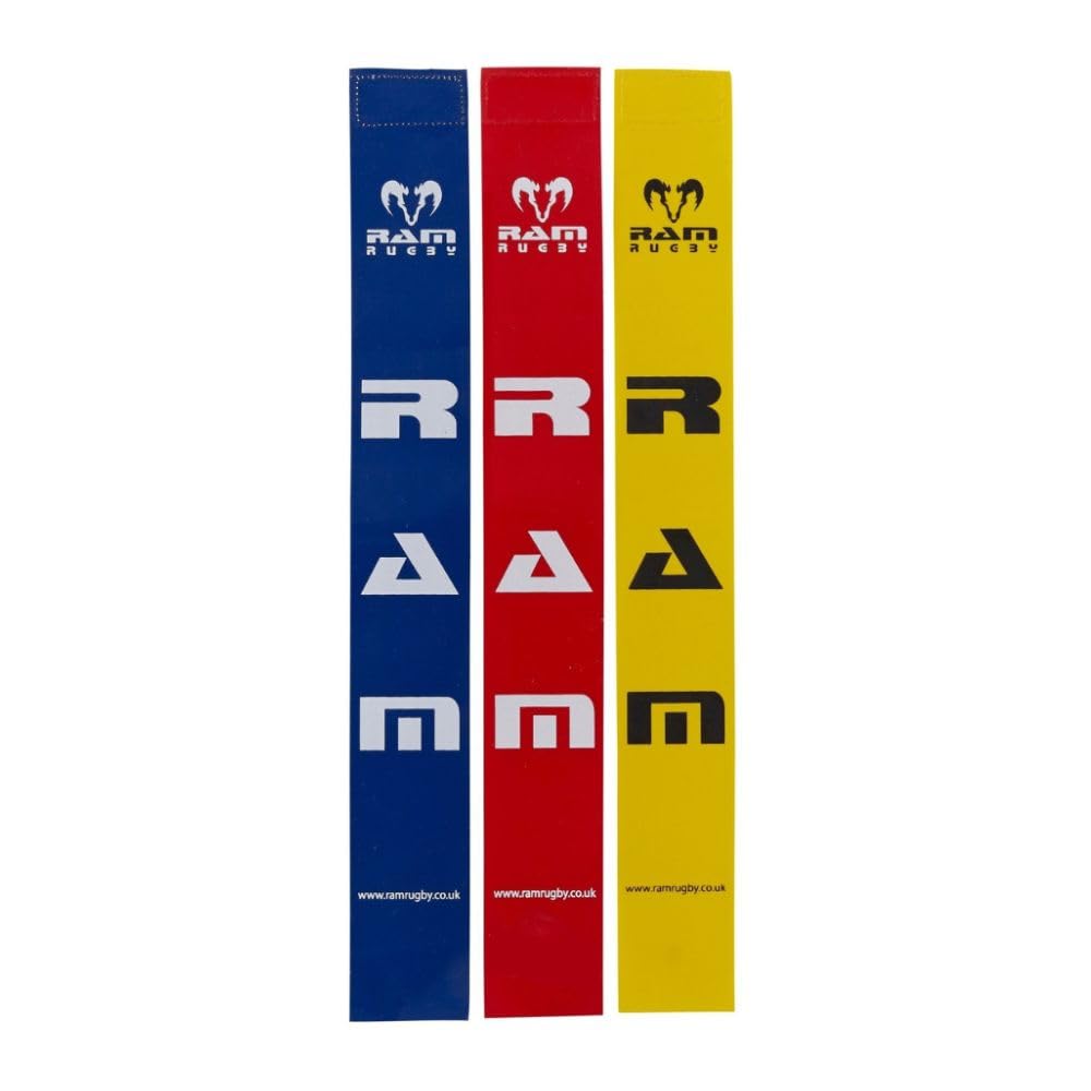 Ram, set da 20 cintole da rugby, 6 colori