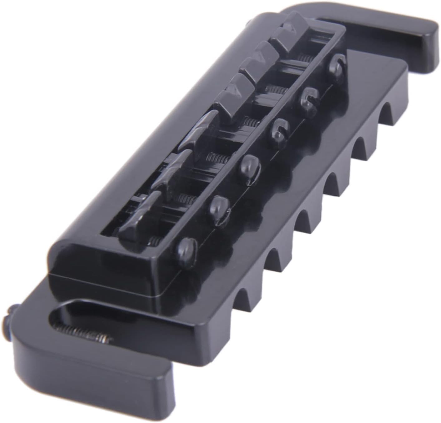 Wraparound Bridge Saitenhalter Wraparound Bridge Stop Saitenhalter Wrap Around Verstellbare Kombination Sattel Brücke Saitenhalter für LP SG Gitarre Bridge Teile Ersatz