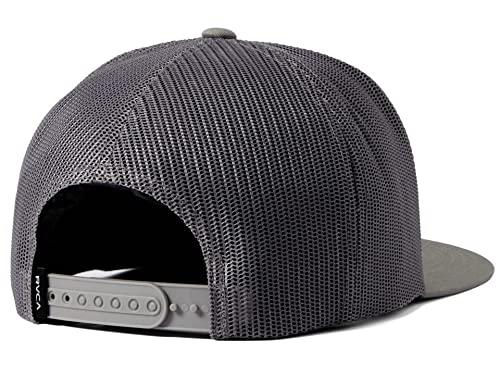 Image of RVCA Men's Trucker Hat, Adjustable Snapback Cap for Streetwear & Skating, Lightweight Breathable All-Day Comfort