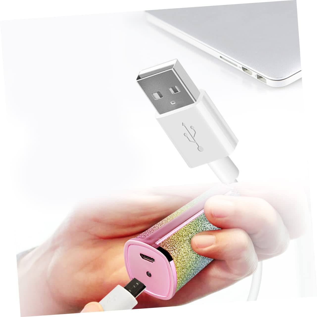 3 Pezzi Elettrici per Donne con USB Epilatore Sopracciglia e Portatile per Rimozione Dei e Sopracciglia Design Ergonomico e Facile Usare