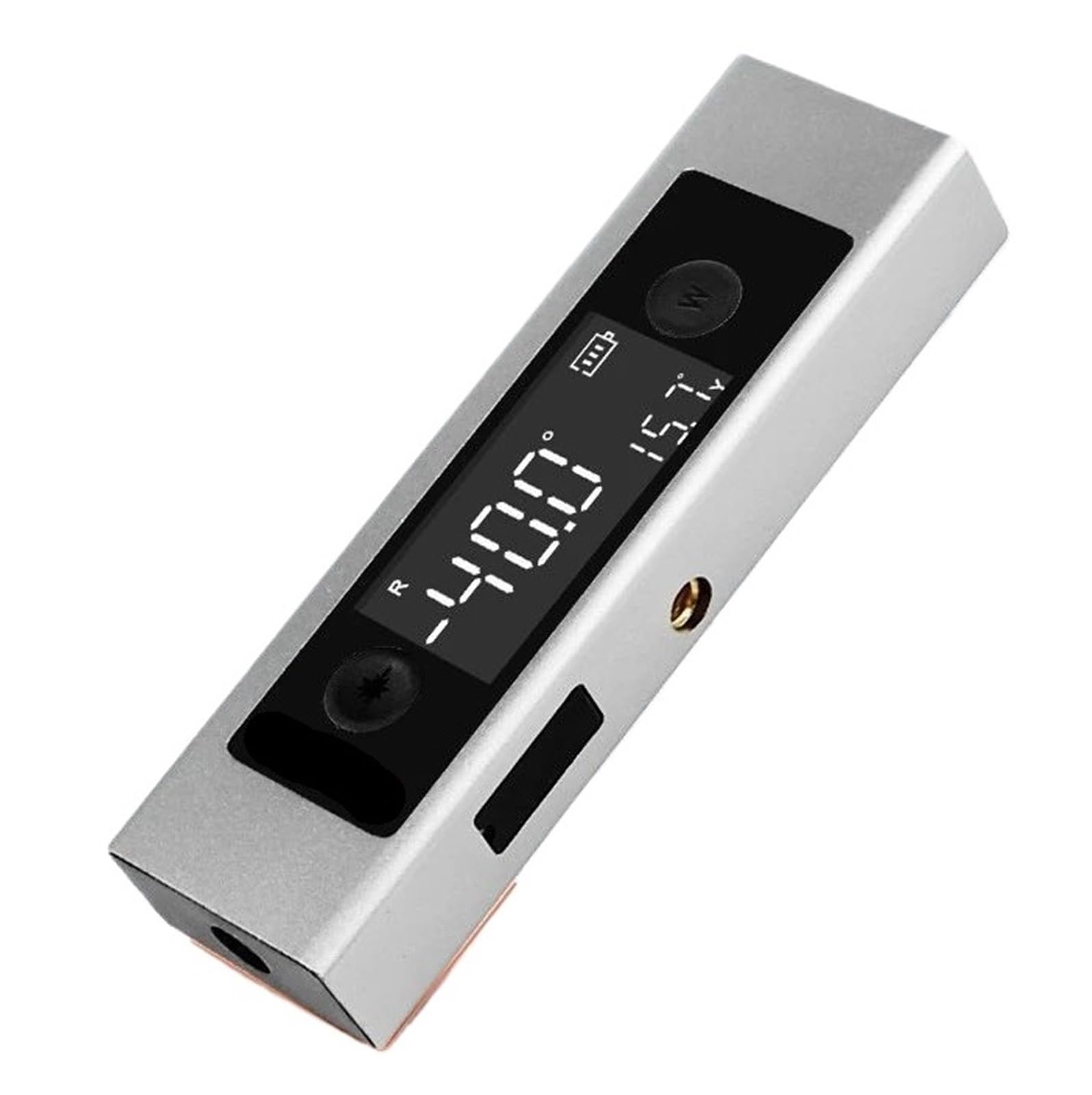 Bnvewr One Color Digital Angle Finder, Protractor Digital Inclinometer Angle Measure Ruler Large Lcd Finder Type-C Charging Measurement,Inclinometer
