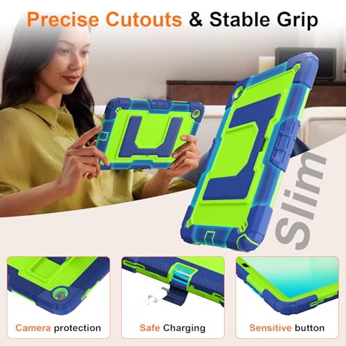 Carcasa resistente para Samsung Tab A9+ con correa ajustable 7