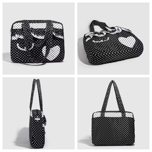 Bolso Tote con Estampado de Lunares VCM miniatura 6