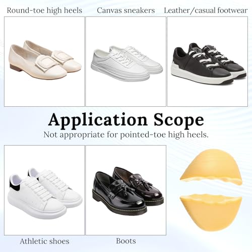 3 pares relleno para zapatos, ajustable y transpirable miniatura 6
