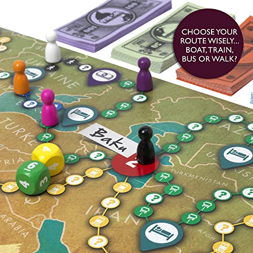 IDEAL | Race Across the World: The globe-trotting adventure game! | Family TV Show Game| For 2-6 Players | Ages 8+ - Image 5