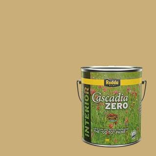 Rodda Paint CASCADIA ZERO Interior Satin Paint & Primer in One, 1-Gallon, Gold Finch