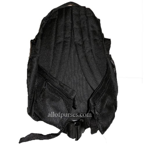 Mochila deportiva negra tipo riñonera LOEM miniatura 5