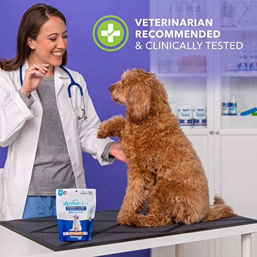 VETNIQUE Dermabliss Dog Allergy and Itch Relief, Skin and Coat Health Supplements and Grooming Supplies with Omega 3-6-9… - Image 6