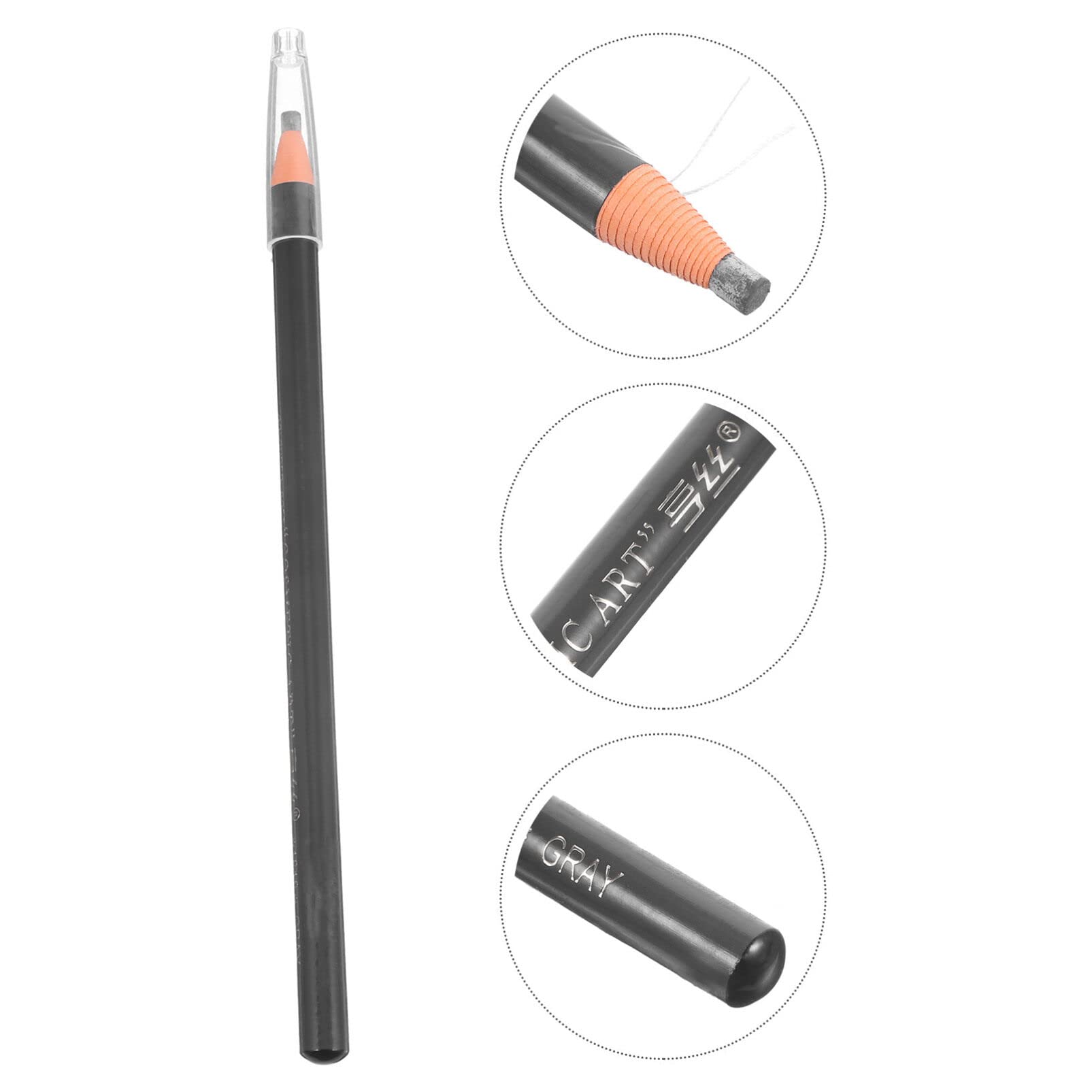 Kichvoe Waterproof Eyebrows Pencil Professional Eyebrow Pencil Grey Powder Shaping And Filling - Image 4