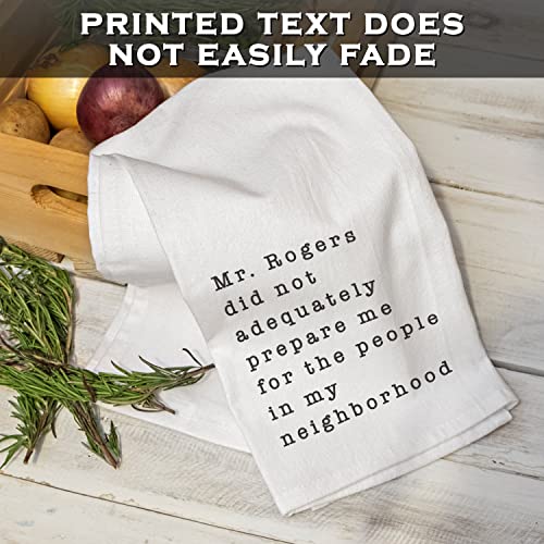 Mainevent Mr Rogers Dish Towel 18X24 Inch, Mr Rogers Towel, Funny Kitchen Towel Saying, Mr Rogers Neighborhood Friends Towel, Mr Rogers Kitchen Towel, Mr Rogers Tea Towel Good Mother Women #TOP7