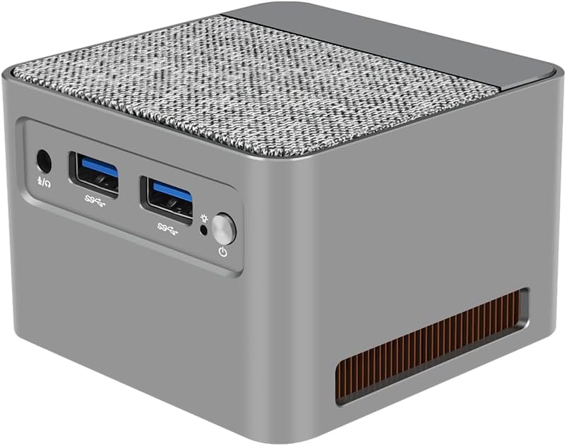 Miniatura 2 de DOTX Mini PC N100 (4C4T, hasta 3.4 GHz) Router suave LAN dual Mini host portátil con 8G LPDDR5 NO SSD, 2 tarjetas Intel i226-V 2.5G NIC, 3X USB 3.0,