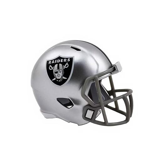 Oakland Raiders NFL Riddell Speed Pocket PRO Micro/Pocket-Size/MINI Football Helmet