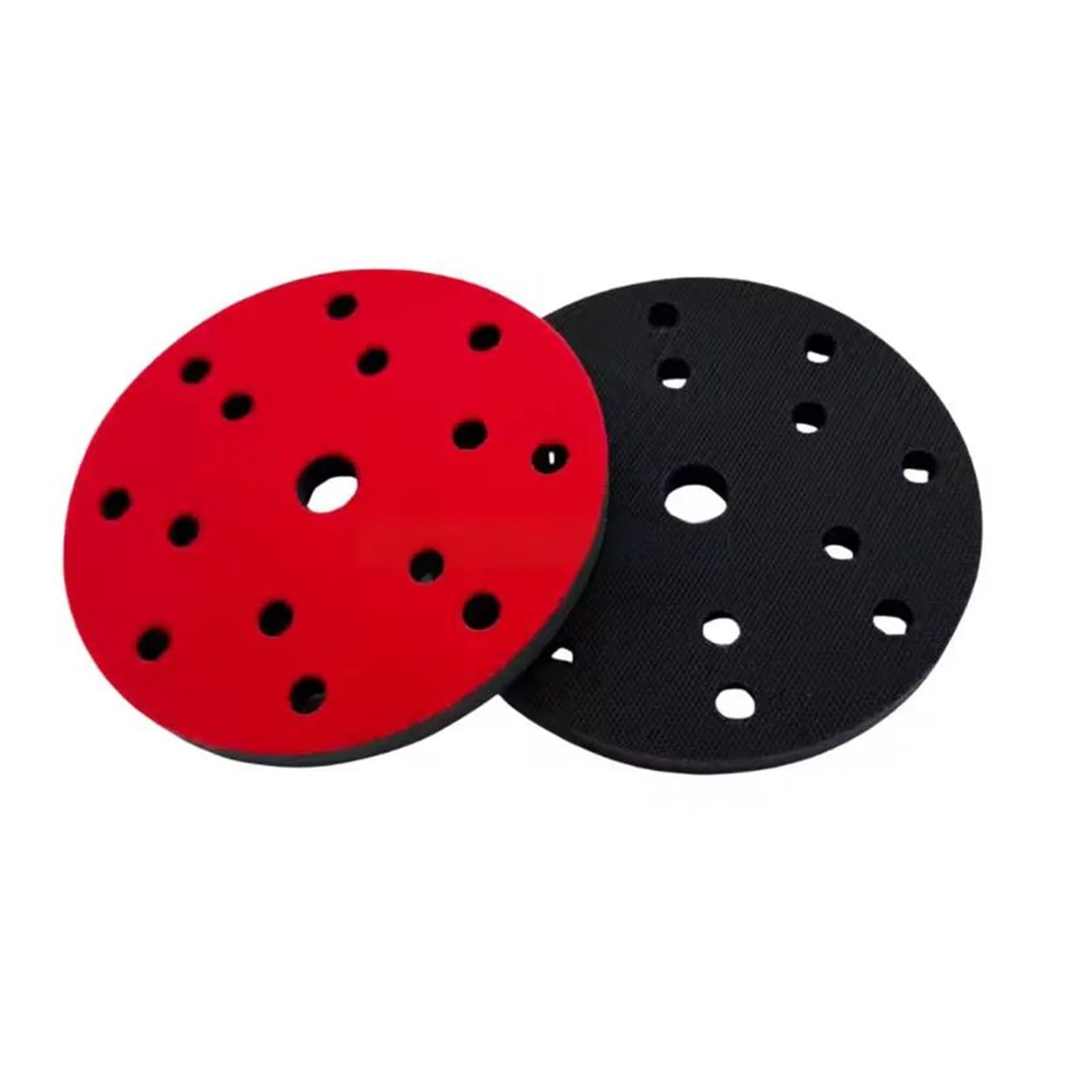 discos de lija para pulidora Almohadilla de interfaz esponja 6 pulgadas, 150mm, 15 agujeros, disco lijado, almohadilla respaldo for lijadora eléctrica para Molienda y Pulido(10pcs)