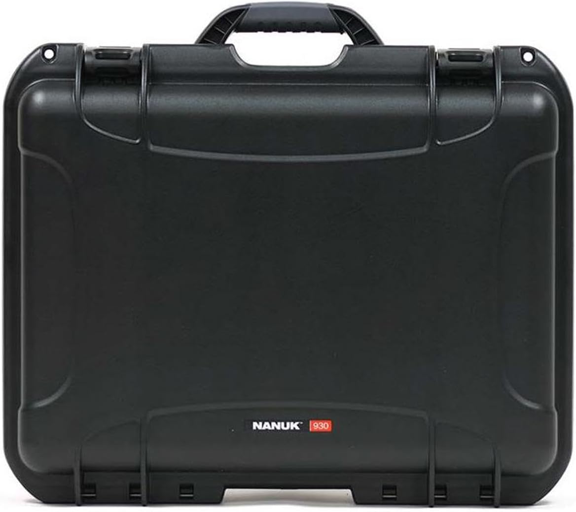 NANUK 930-1001 Waterproof Hard Case with Foam Insert - Black