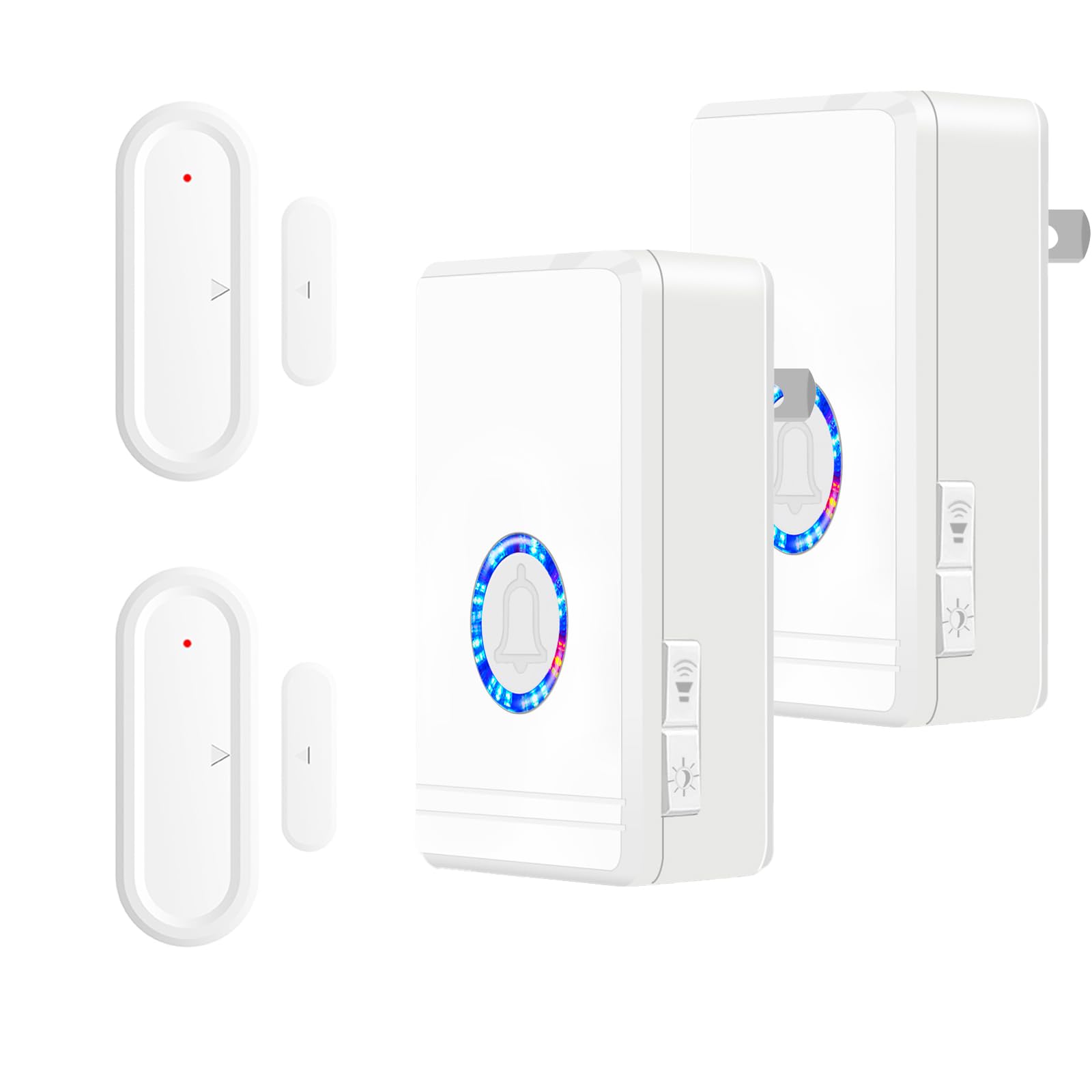 Wireless Door Open Sensor Chime, Greencycle 2Pack Door Entry Chime
