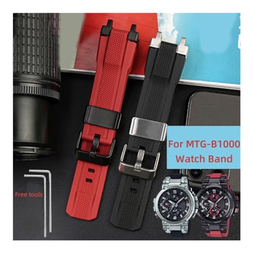 Bracelet silicone modifié pour Casio MTG-B1000 finition premium - 5