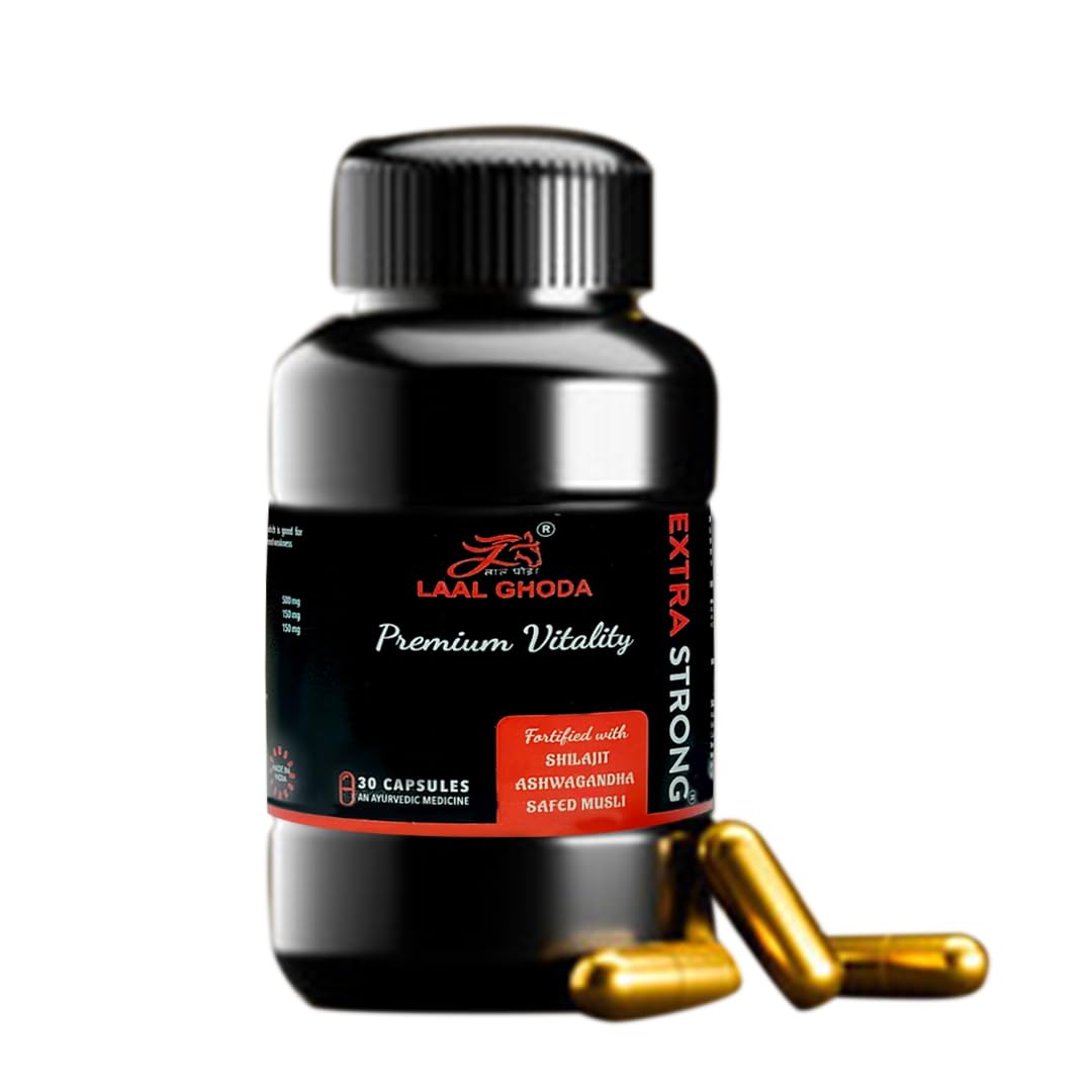 LAAL GHODA SHILAJIT PURE QUAITY 30 CAPSULES | CONTAINS 24 CARAT GOLD | SOOTS UP STAMINA IN 2 WEEKS | 100% AYURVEDIC & NATURAL-image-29