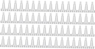 NOLITOY 200 Pcs Essence Bottle Trumpet Head Essential Oils Bottle Top Liquid Container Cap Essence Vial Accessories Squeezable Vial Cap Liquid Bottle Horn Cover Plastic Cosmetic