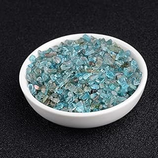 Grava de Cristal de Piedras pulidas Azules Naturales de 100g Adecuada for organizar Rellenos de jarrones Jardines y Fuentes de Acuario FZUGEDRLI (Color : 100g 3-5mm)