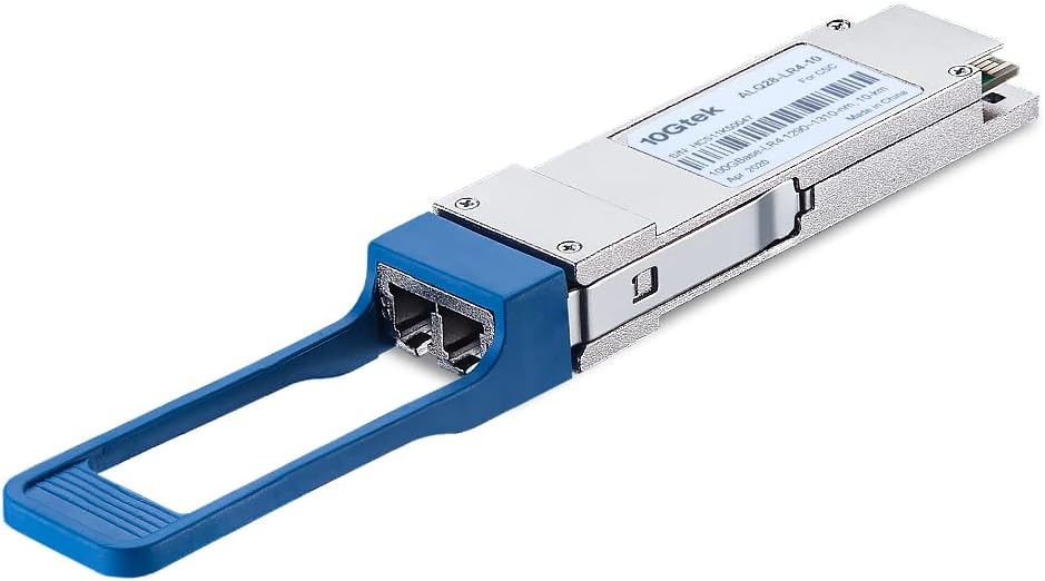 10Gtek QSFP28 100GBASE-LR4 100 Gigabit Duplex LC SingleMode Optical Transceiver Module Compatible with Arista QSFP-100G-LR4, NOT Applicable to Infiniband, 1310nm, SMF, DDM, 10km