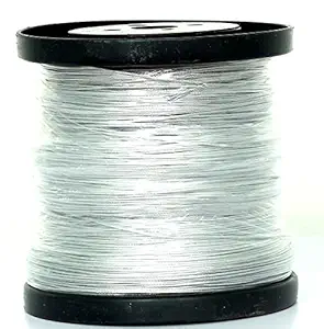 NGS Brand Jhataka Machine Fencing Galvanized (60gsm) Clutch Wire for Electric Fencing(2000 Meter, 1.5 mm, 12 Strand) Wire