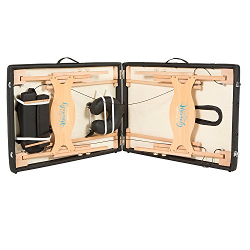 Exerpeutic Tahoe Heavenly Massage Table with Extended Side Arm Rests and Deluxe Carry Bag