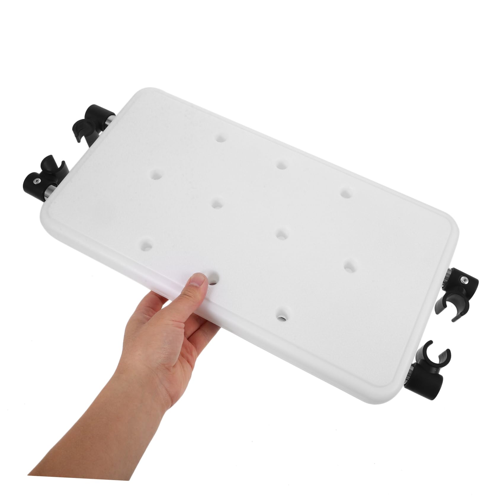 Healvian Accessorio di Ricambio in Lega di Alluminio e Plastico, Supporto Stabile e Comodo per Deambulatore Sedile Reversibile per Sedia Doccia